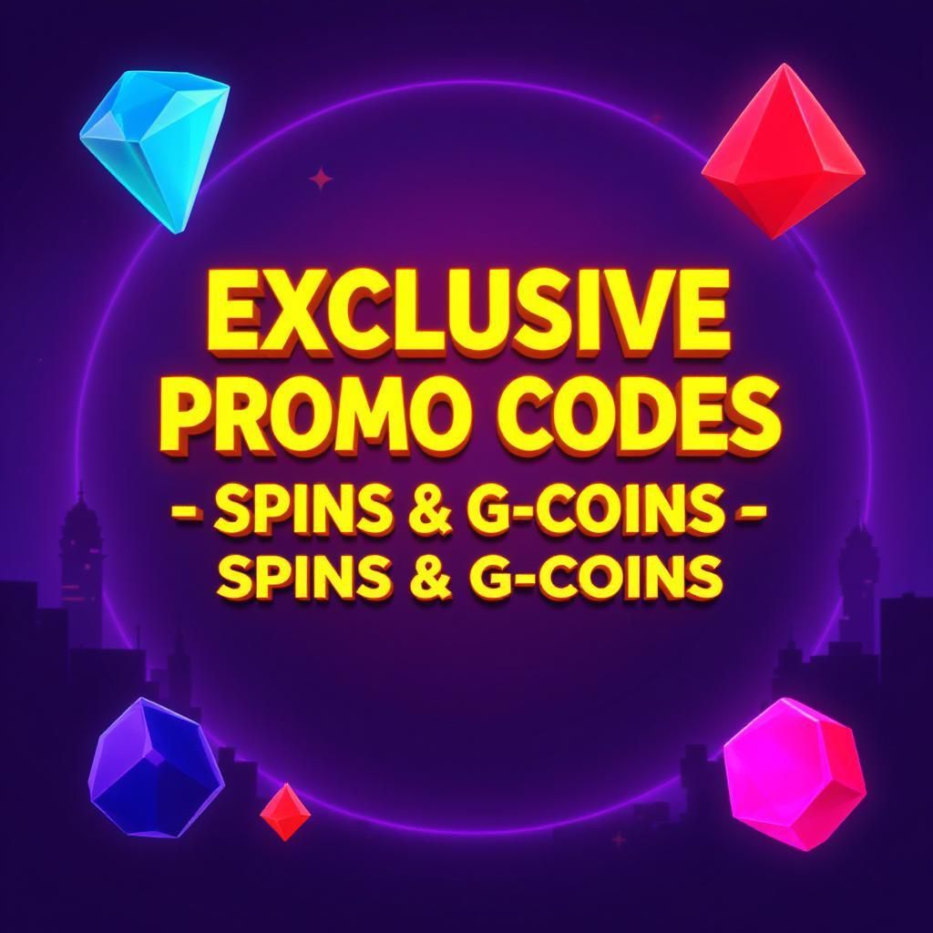 Exclusive Promo Codes - Spins & G-Coins